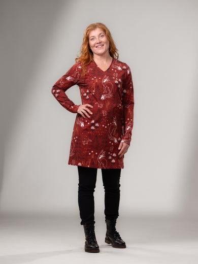 HELGAtunic (Tulikettu red jersey)