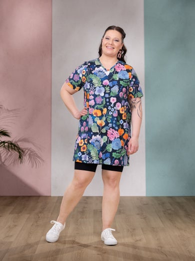 HELGAtunic ss (P&auml;iv&auml;kirja blue jersey)