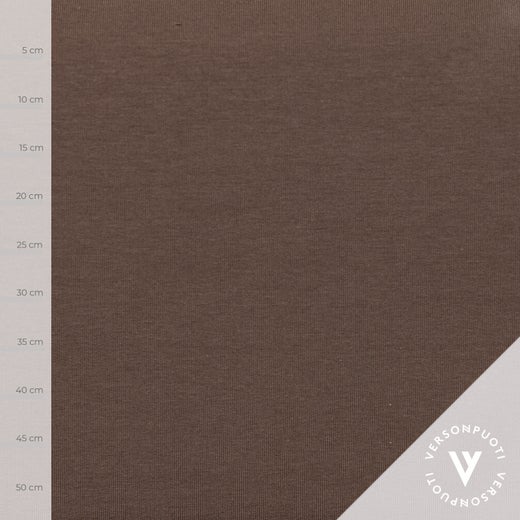 Joustocollege (chocolate fudge) fabric piece