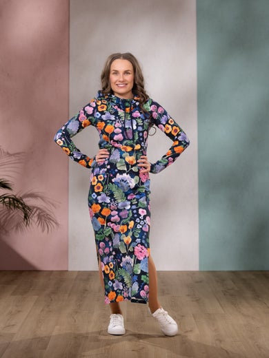 LEMPIdress (P&auml;iv&auml;kirja blue stretch college)