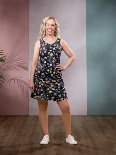 LUMOdress (Kahvilassa black / pastel jersey)