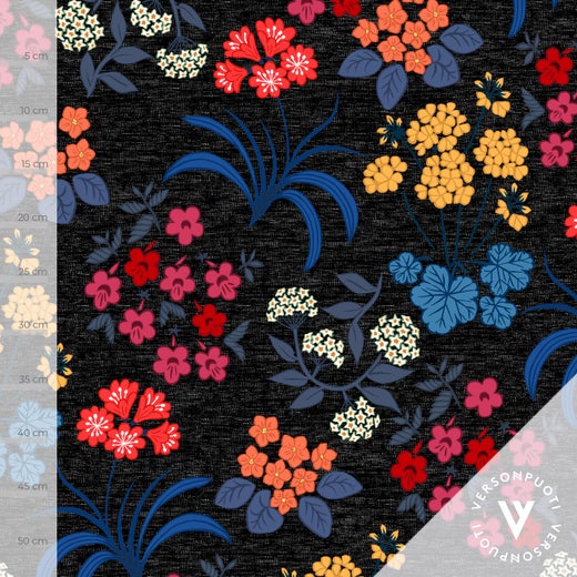 M&ouml;kill&auml; (black / red / blue) stretch college 280g