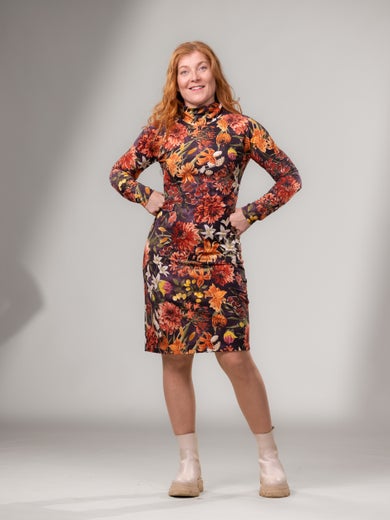 POOLOdress (Tiikerinlilja orange / purple jersey)