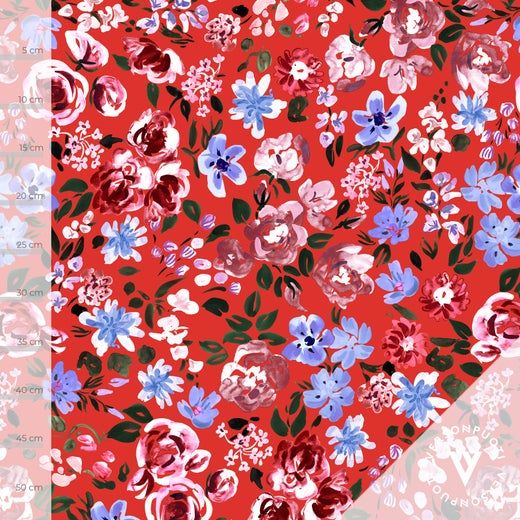 Rakkaudella (red / blue / white) tricot