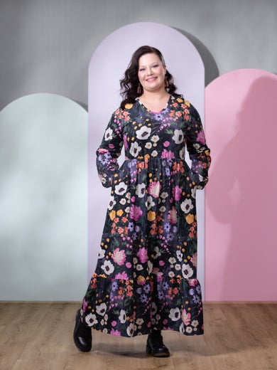 SELJAdress (Kuningatarkukka ink / fuchsia jersey)