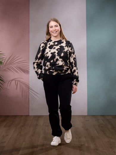 SAANApants (black brushed stretch college)