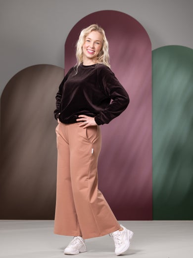 SWINGtrousers (mocha mousse stretch college)
