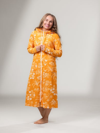 SAUNAtakki (M&ouml;kill&auml; orange stretch terry)