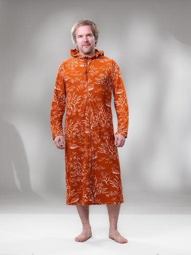 SAUNAtakki men's (Tunturin suojassa rust stretch terry)