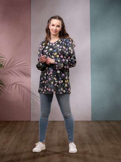 VIOLAshirt (Kahvilassa black / pastel jersey)