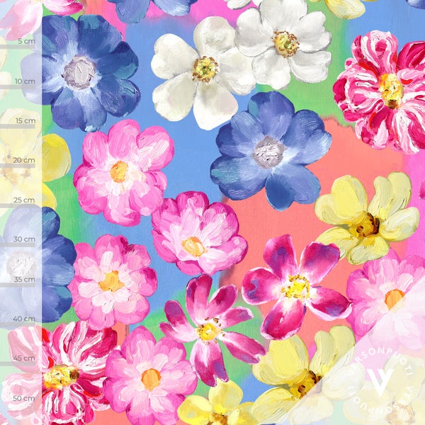 Villiruusu (pastel) tricot